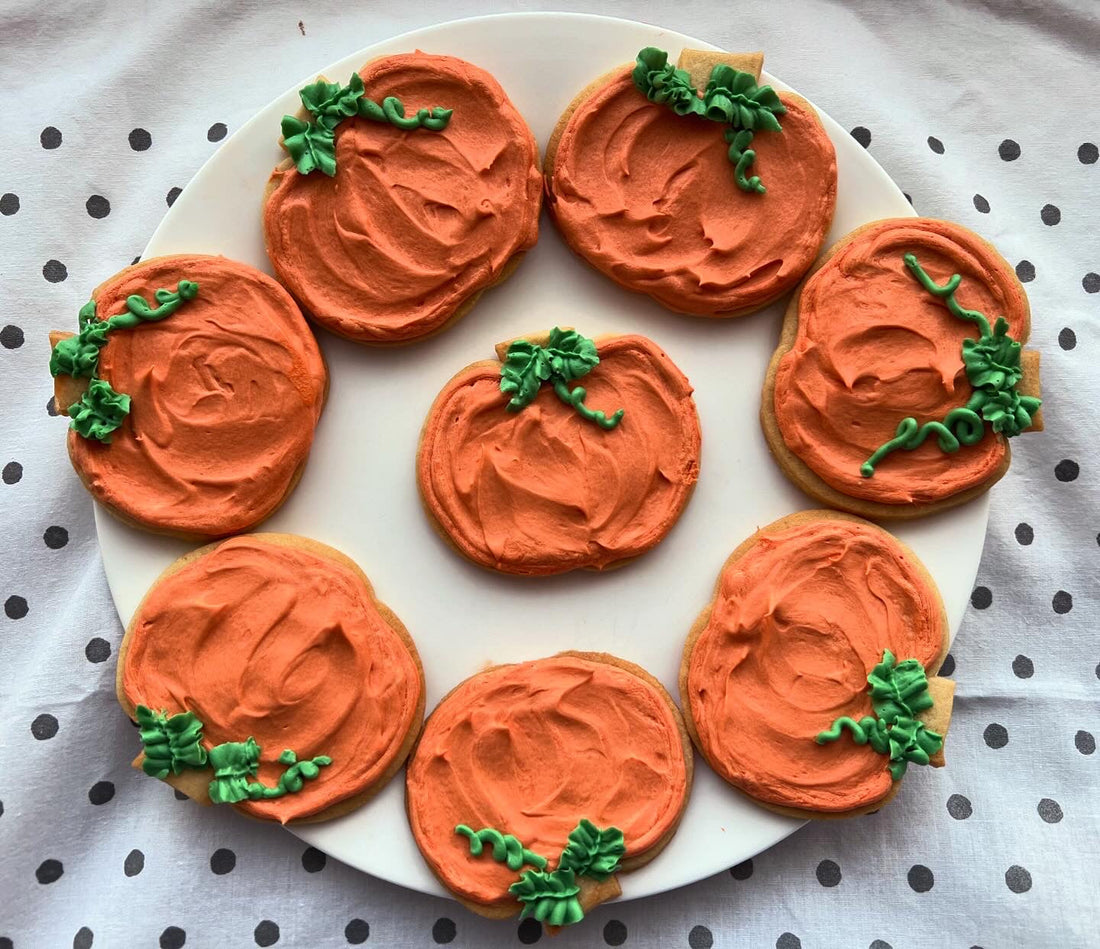 Fall Frosted Sugar Cookies