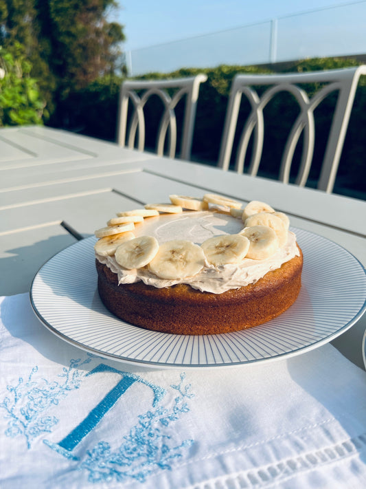 Frosted Banana Cake